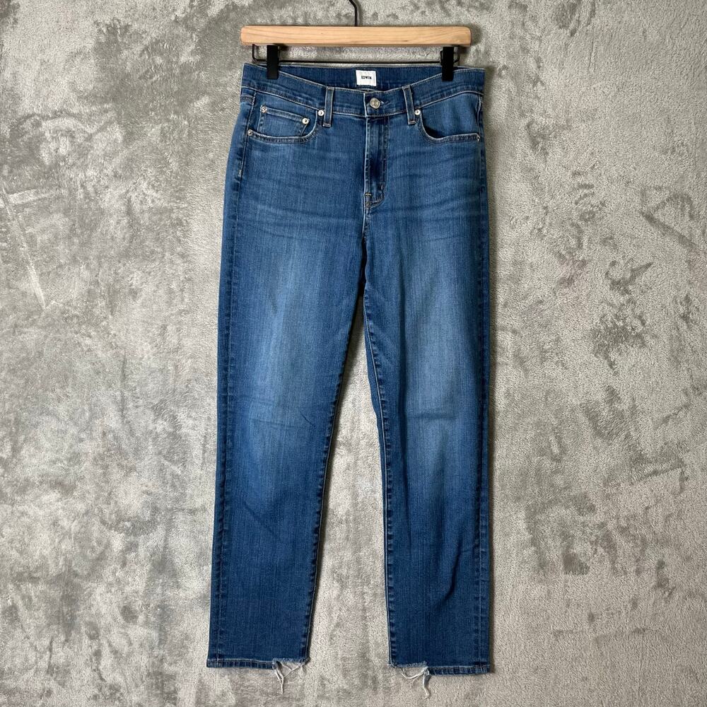 EDWIN Mid-Rise Skinny Jeans Size 28 Minimalist Clean Girl Classic